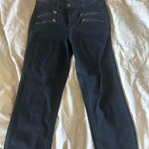 NWOT PAIGE Edgemont Black High Ride Straight Leg Women's Jeans